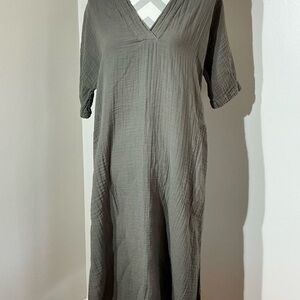 Velvet by Graham & Spencer Small Olive  Midi Dress